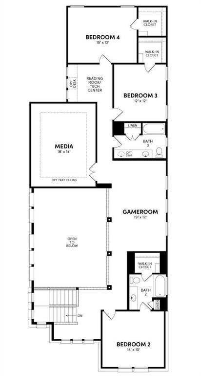 15611 Swallowtail Street, Frisco, TX 75035 Brookfield Residential - Linfield Floorplan - Modern Prairie