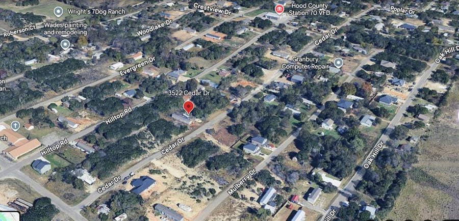 Property photo for 3522 Cedar Drive, Granbury, TX