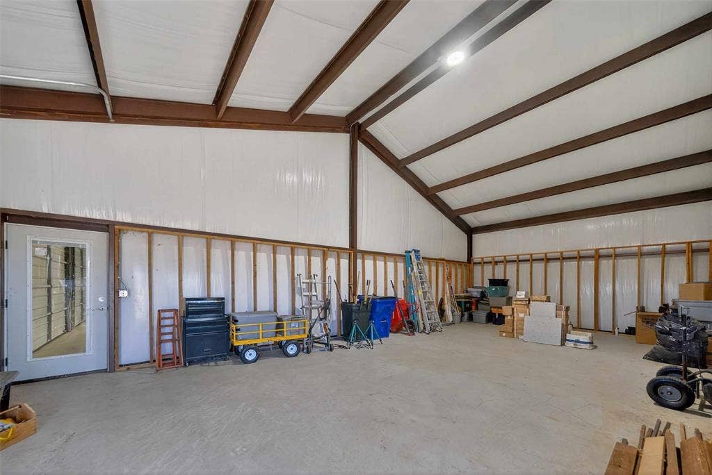 23151 Champion Drive, Lindale, TX 75771 Additional space in workshop started for mother-in-law suite or man cave with insulation and plumbing