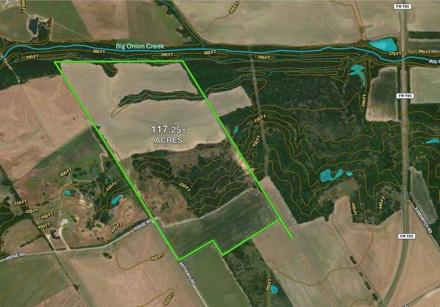 Property photo for TBD 117 acres S Anthony Road, Ennis, TX