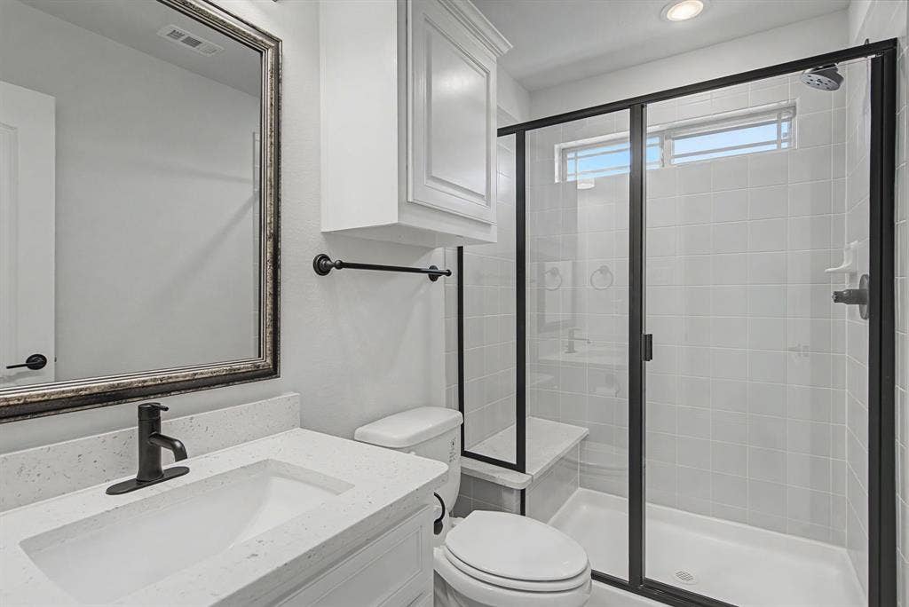 3409 Florence Drive, Corinth, TX 76210 Full bath with vanity and a stall shower