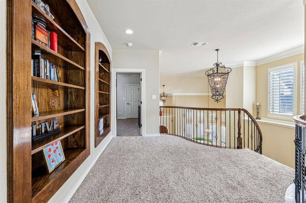 2nd Floor Custom Bookshelves