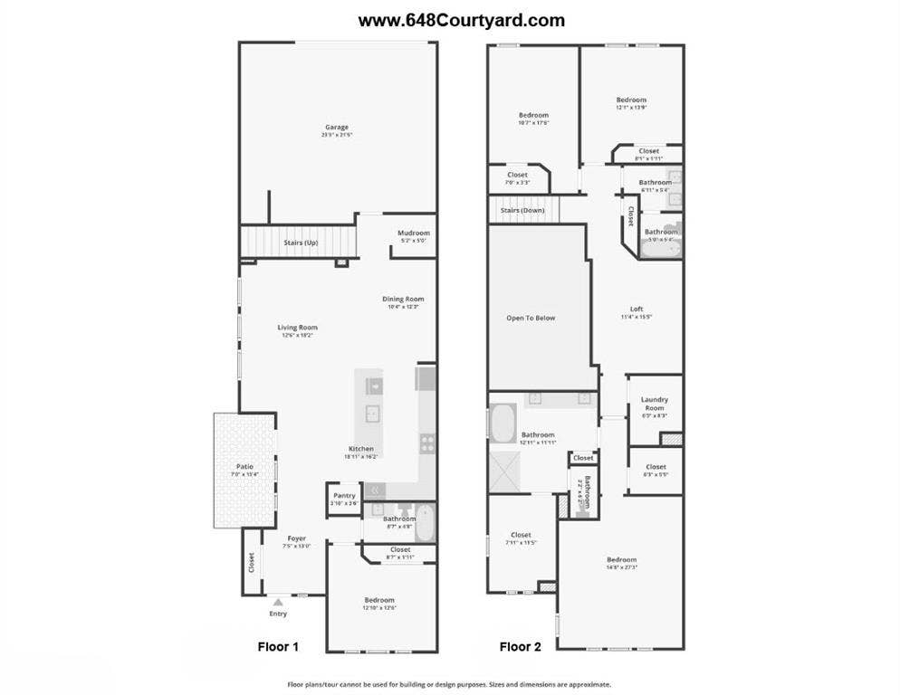 648 Courtyard Lane, Irving, TX 75039 View of room layout