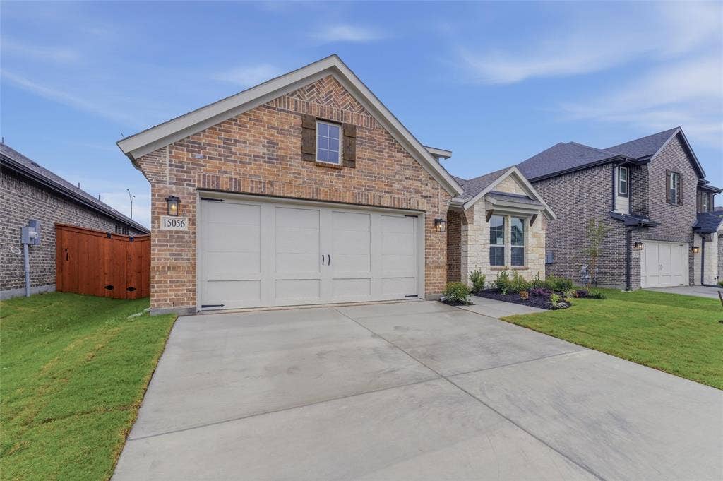 15056 Green Bluff Drive, Aledo, TX 76008 Brick facade with stone accents