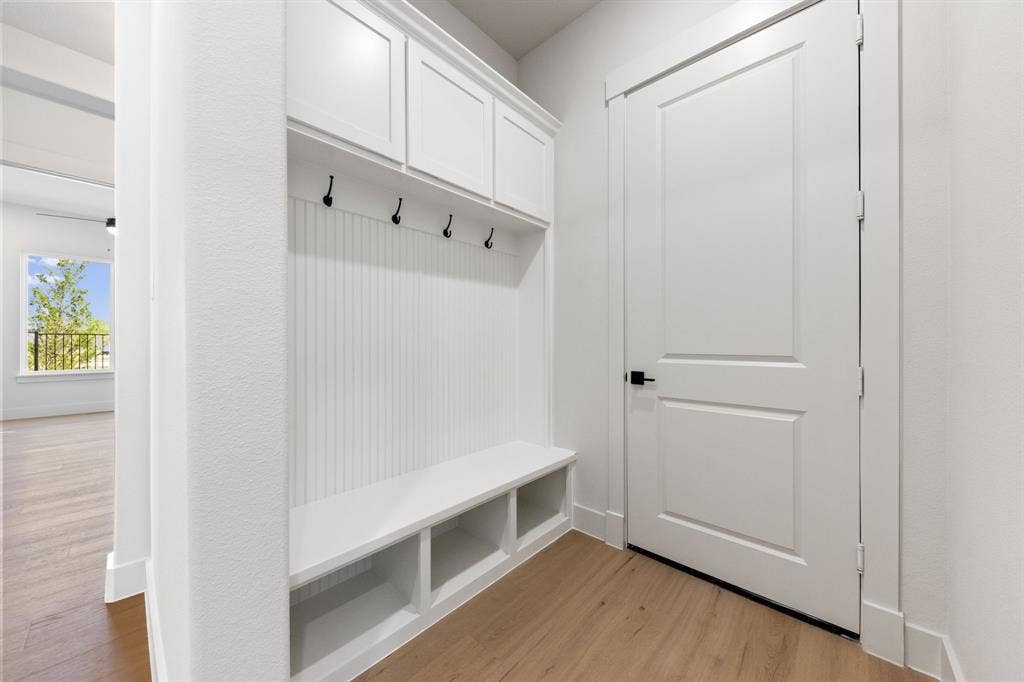 1571 Temple Court, Prosper, TX 75078 A dedicated drop zone for the kiddos backpacks and sporting equipment is located just inside the family entrance.