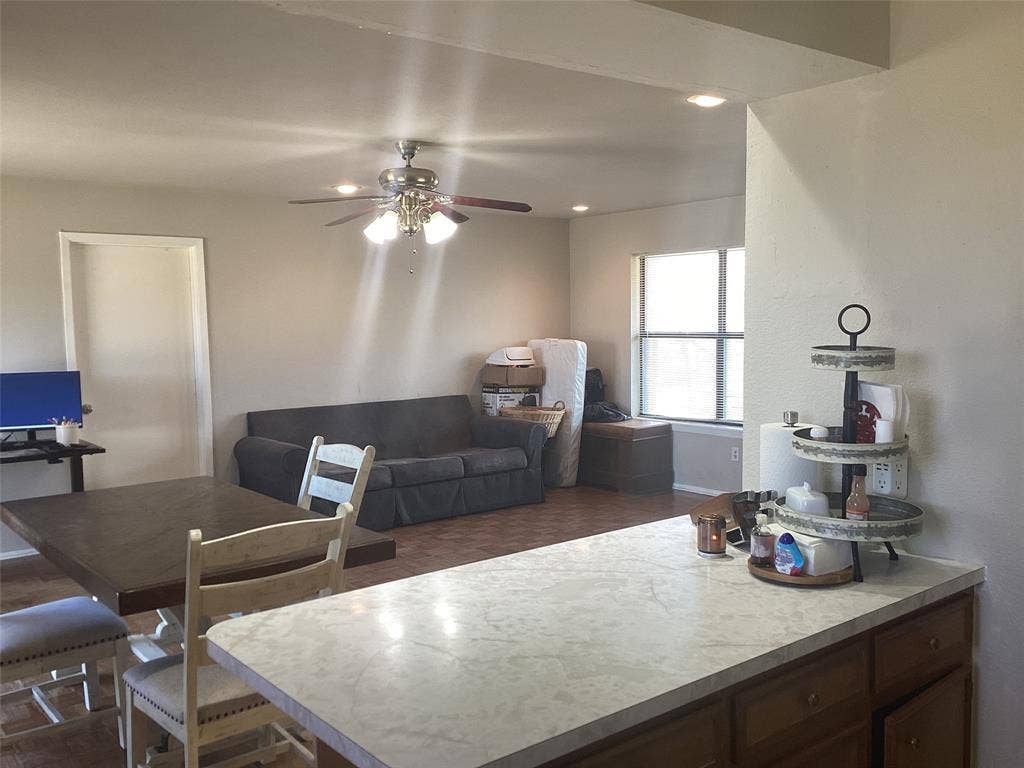 15314 Fm 3062, Malakoff, TX 75148 kitchen to living and dining view