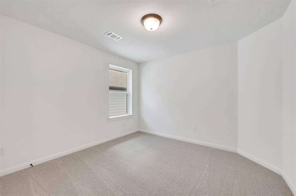 4721 Vizsla Lane, McKinney, TX 75071 Bright room featuring light gray carpeting, white walls, and a single window