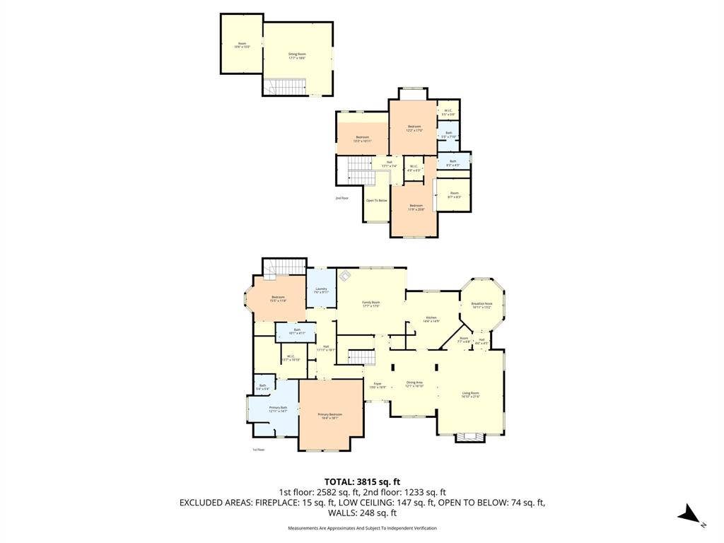 View of room layout