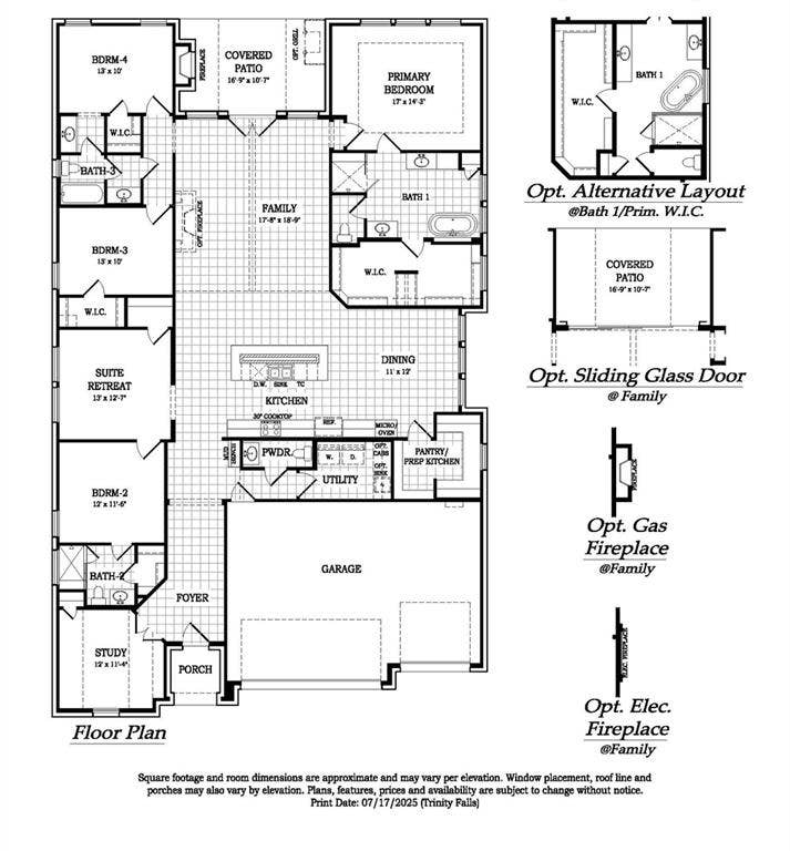801 Lost Woods Way, McKinney, TX 75071 Floor Plan