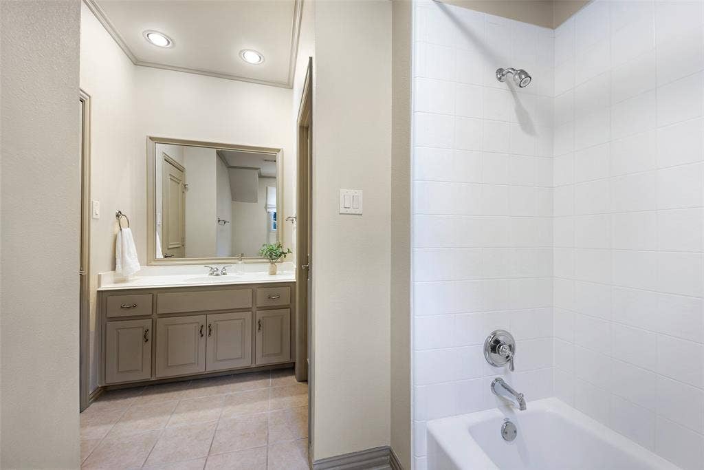 6615 Meadow Road, Dallas, TX 75230 Each en-suite bathroom has been updated with neutral paint, updated fixtures and has an unexpectedly large walk-in closet.