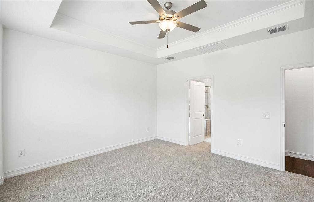 4725 Ripley Court, Celina, TX 75009 Tray ceiling in primary bedroom