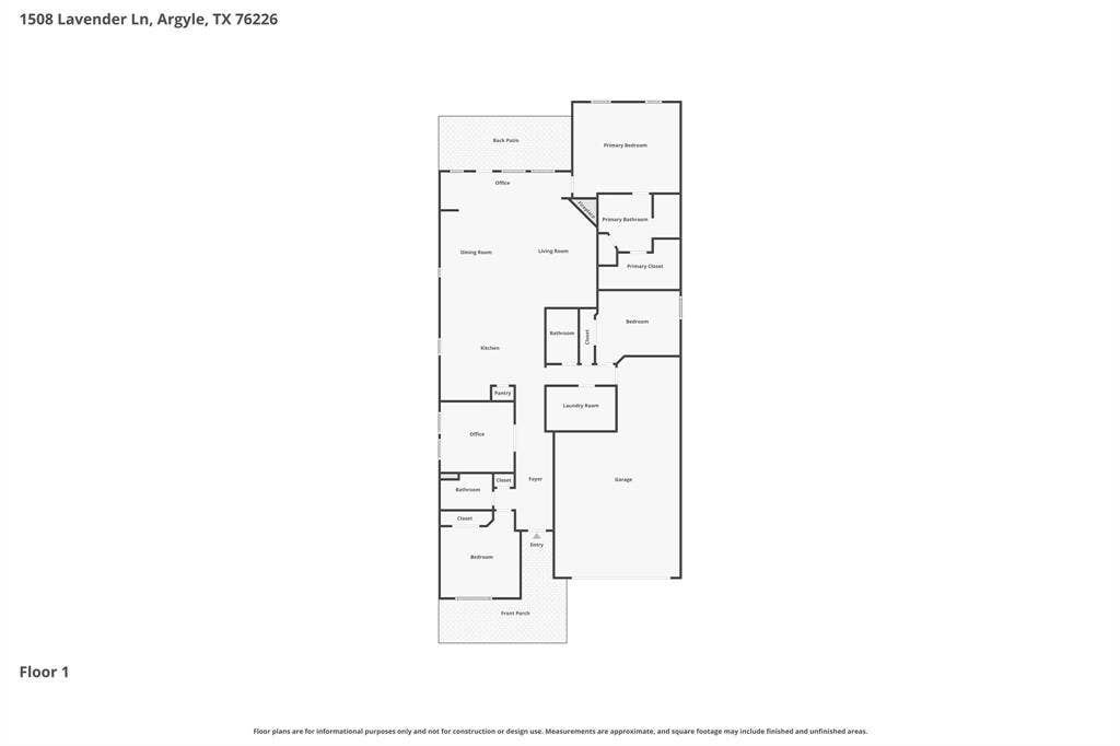 1508 Lavender Lane, Argyle, TX 76226 1508 Lavender Lane, Argyle, TX 76226
