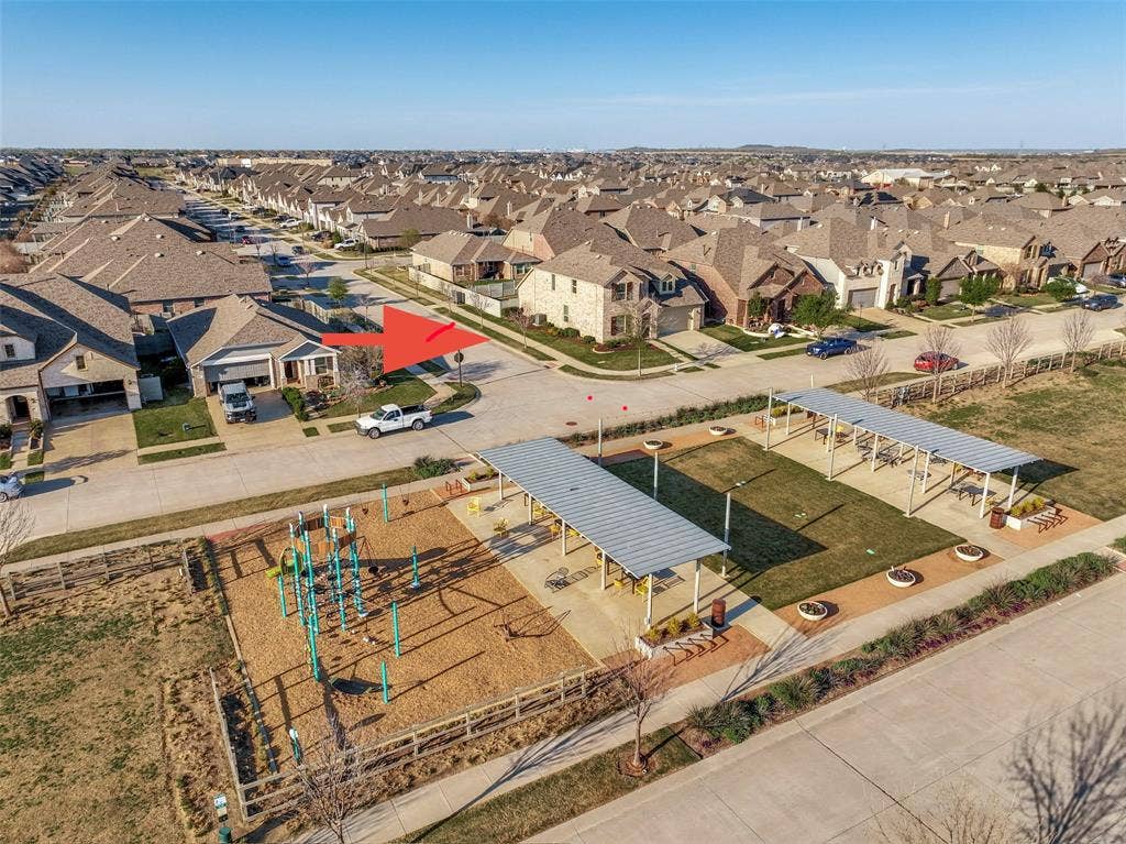 Great view of the terrific park across from 1836 Harrier Lane