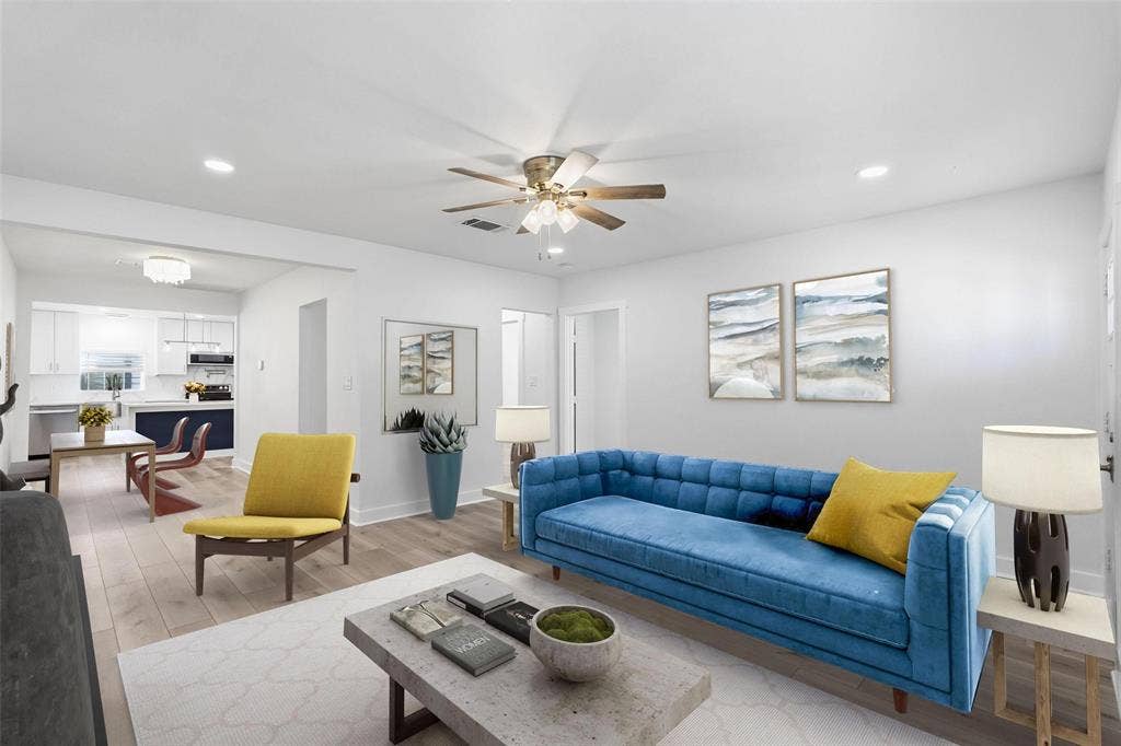 2518 W Amherst Avenue, Dallas, TX 75235 Virtually staged photo