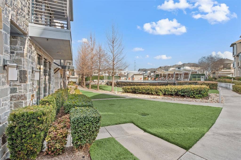 8254 Laflin Lane, Dallas, TX 75231 facing sparkling community pool