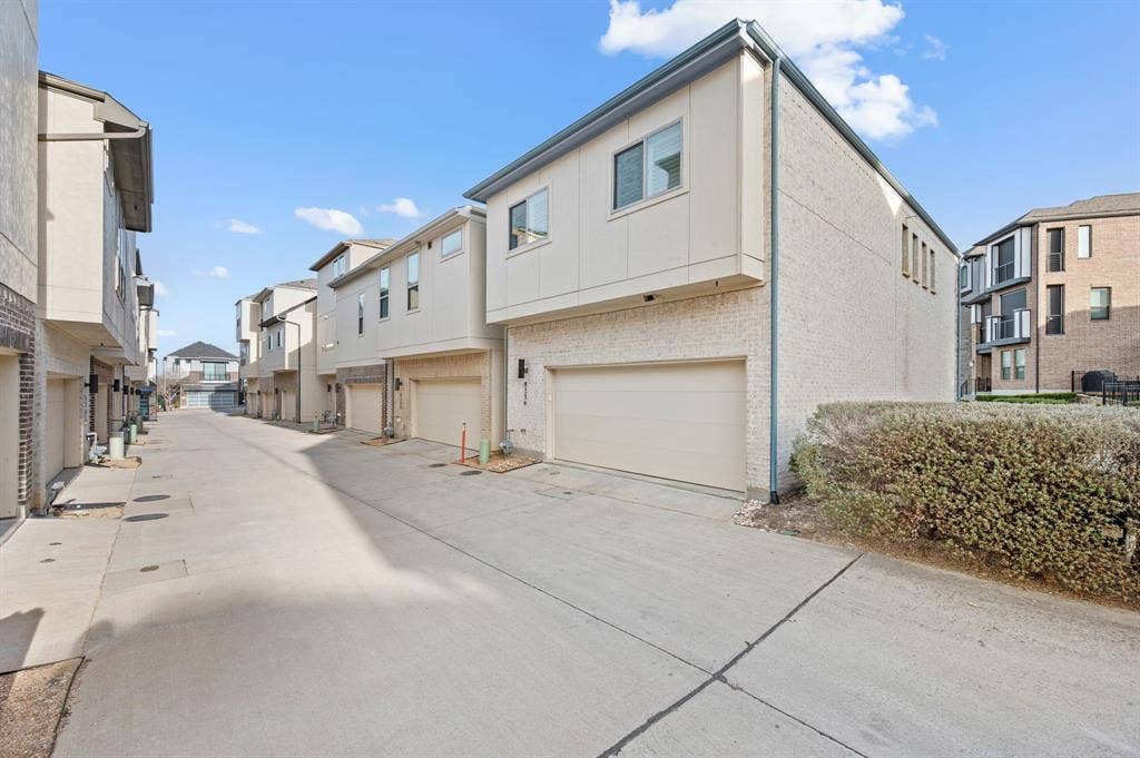 8254 Laflin Lane, Dallas, TX 75231 Rear garage access plus two open visitor spots behind the house