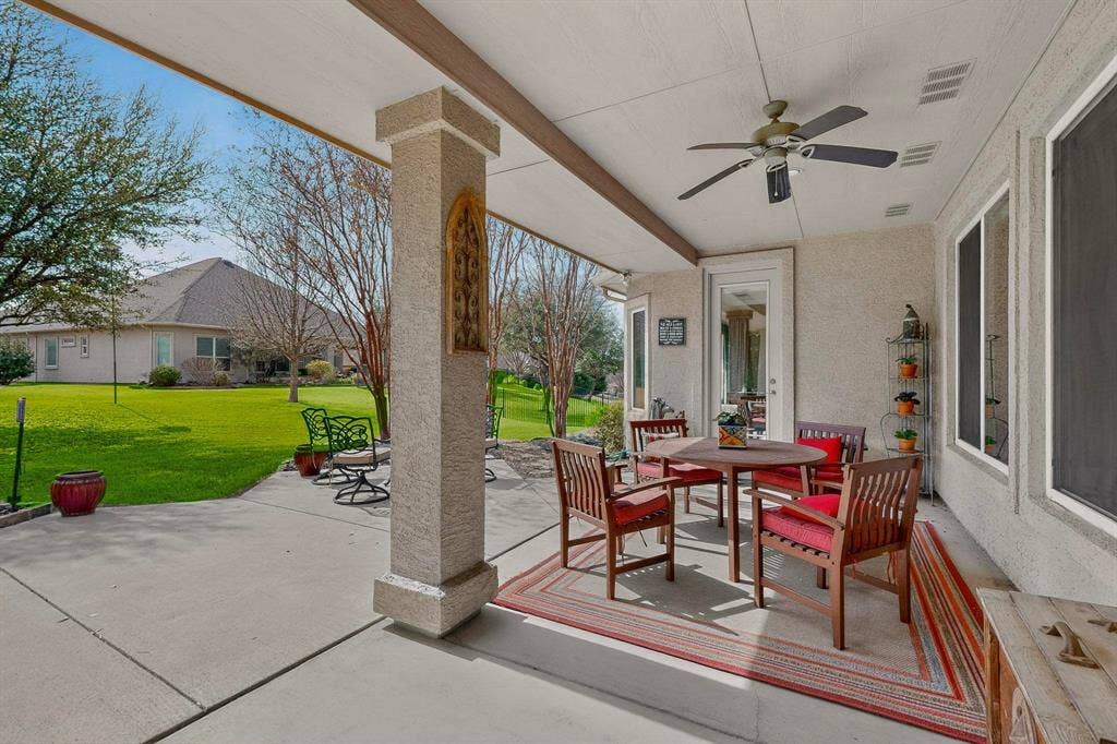 Extended patio