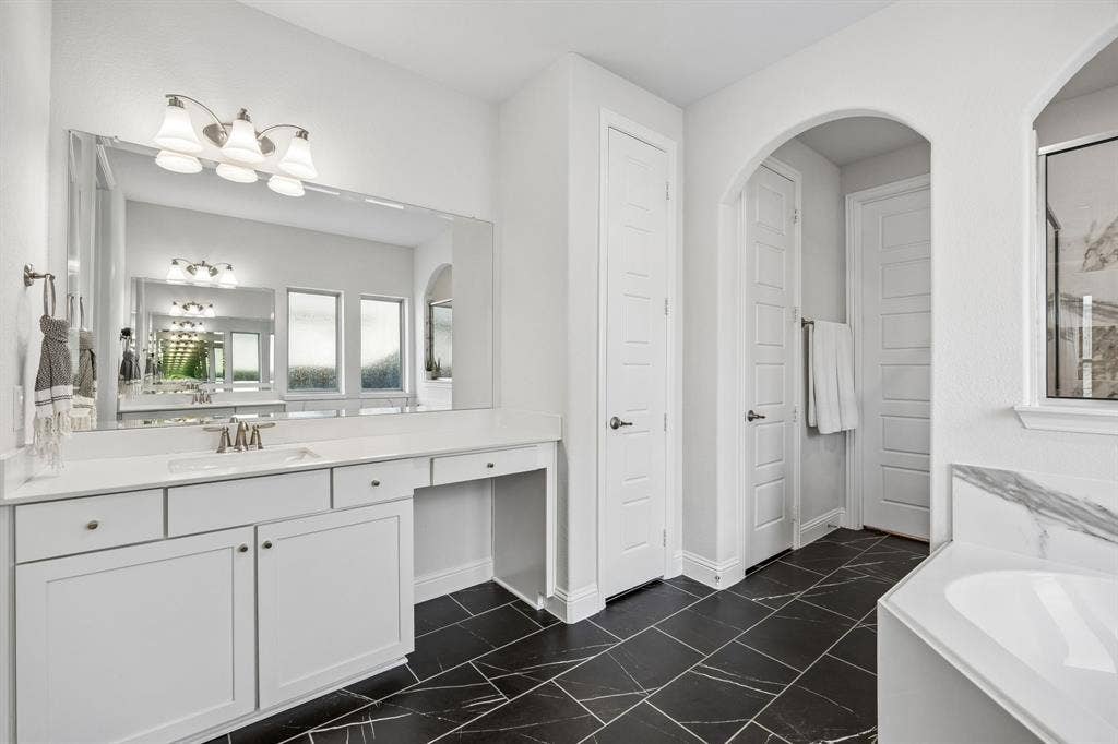13674 Carmenita Drive, Frisco, TX 75035 Bathroom with vanity and a bath