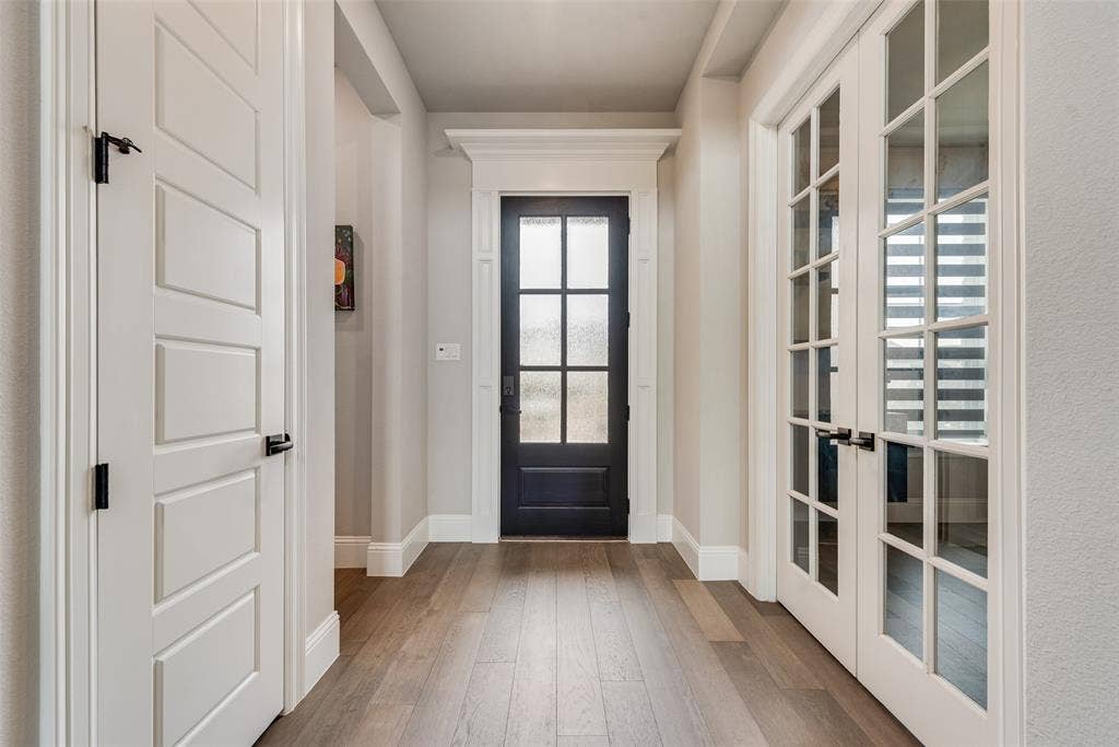 7108 Woodside Drive, Argyle, TX 76226 Office with French door