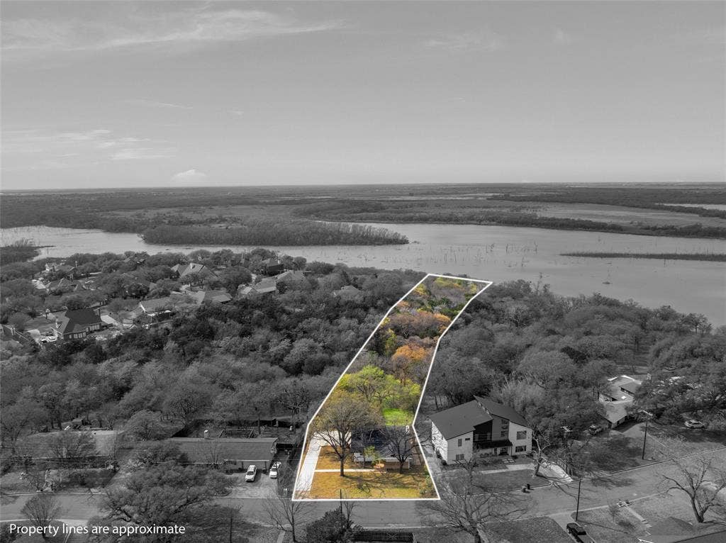 14014 Harbor Drive, Woodway, TX 76712 Property view looking back toward house form the lake