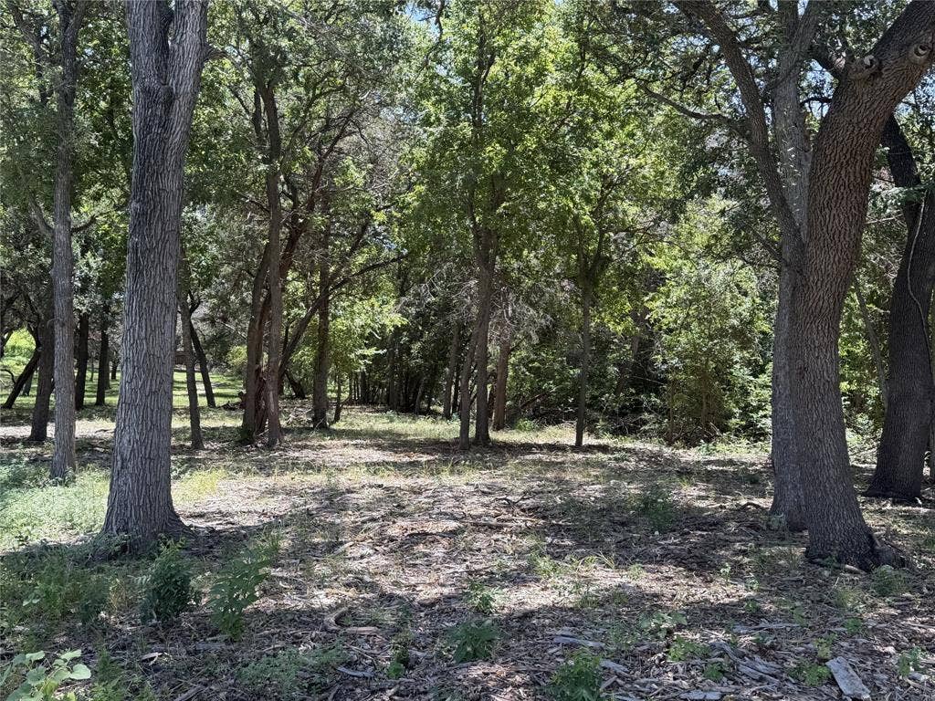 14014 Harbor Drive, Woodway, TX 76712 Property view looking back toward house form the lake