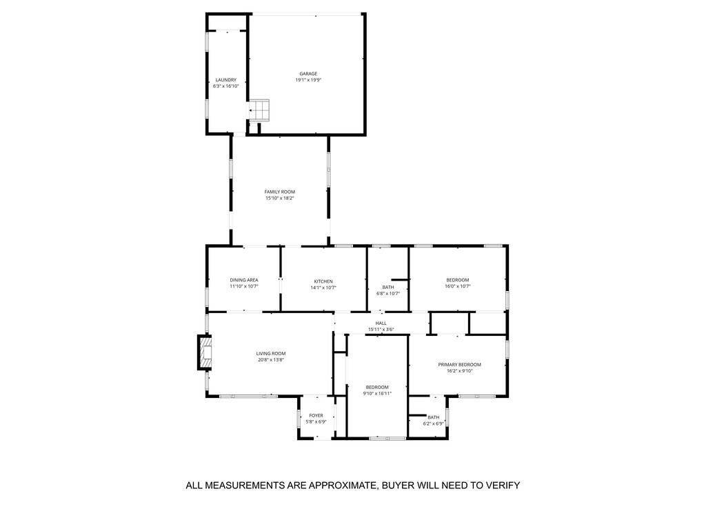 3917 Morrow Avenue, Waco, TX 76710 View of home floor plan