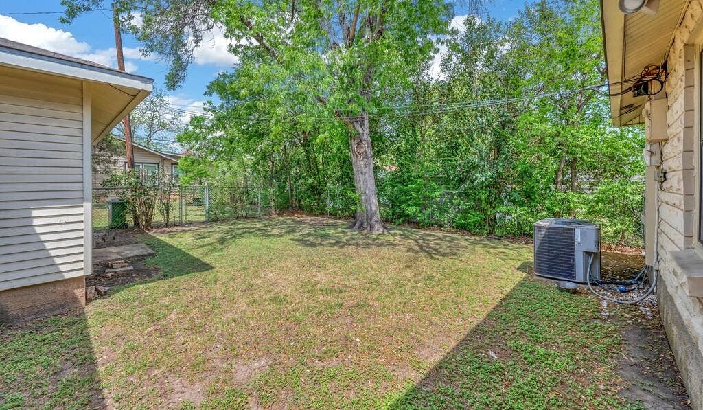 3917 Morrow Avenue, Waco, TX 76710 View of fenced backyard