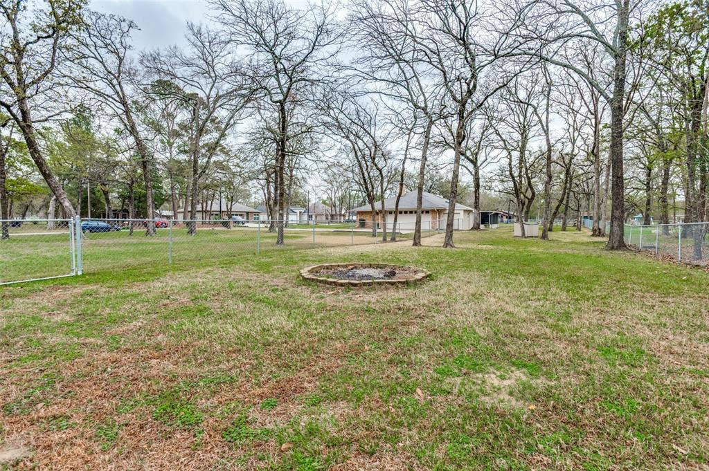 5 Huckleberry Lane, Star Harbor, TX 75148 Fire Pit in Backyard