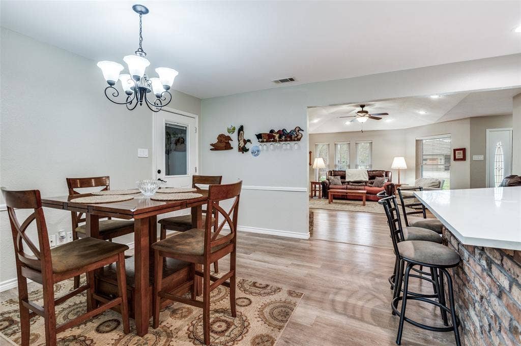 5 Huckleberry Lane, Star Harbor, TX 75148 Dining Room facing Living