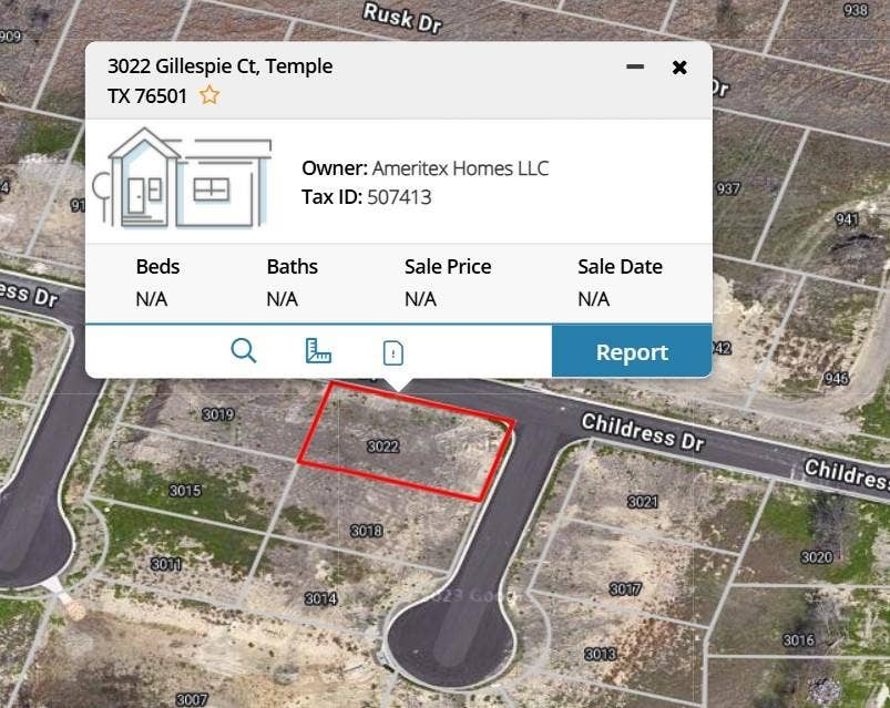 Property photo for 3022 Gillespie Court, Temple, TX