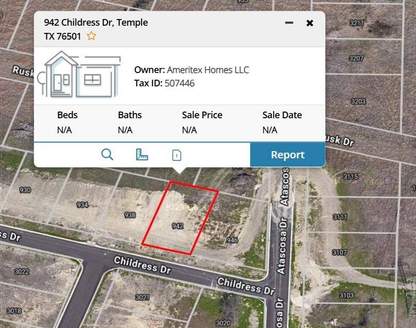 Property photo for 942 Childress Drive, Temple, TX