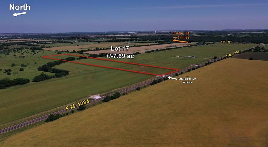 Property photo for Lot 17 F.M. 1384, Justin, TX