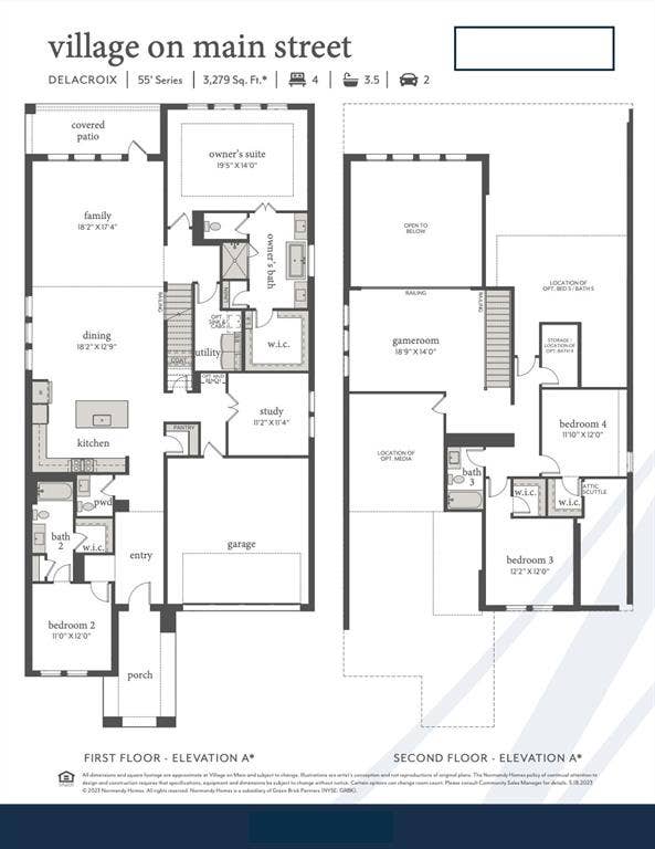 8763 Battlement Road, Frisco, TX 75035 Offering outstanding entertaining spaces upstairs and down, inside and out, the entire family will love our Delacroix floor plan!