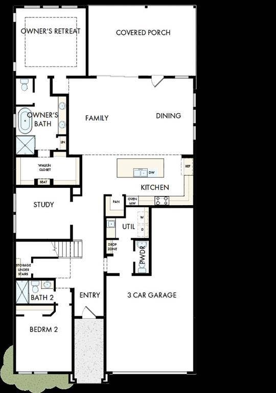 1825 Salt Grass Drive, Argyle, TX 76226 View of room layout