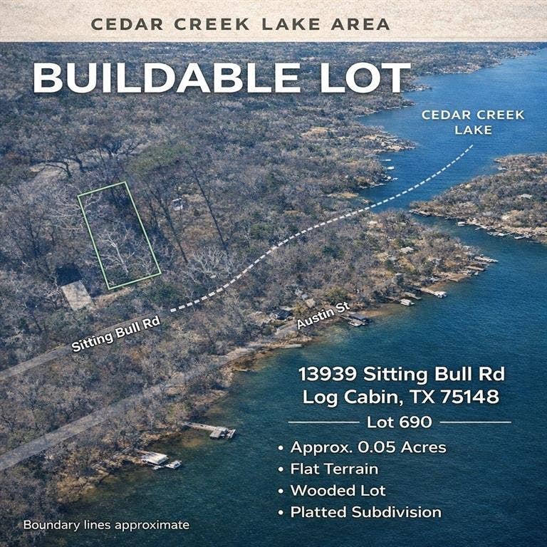 Property photo for 13939 Sitting Bull, Log Cabin, TX