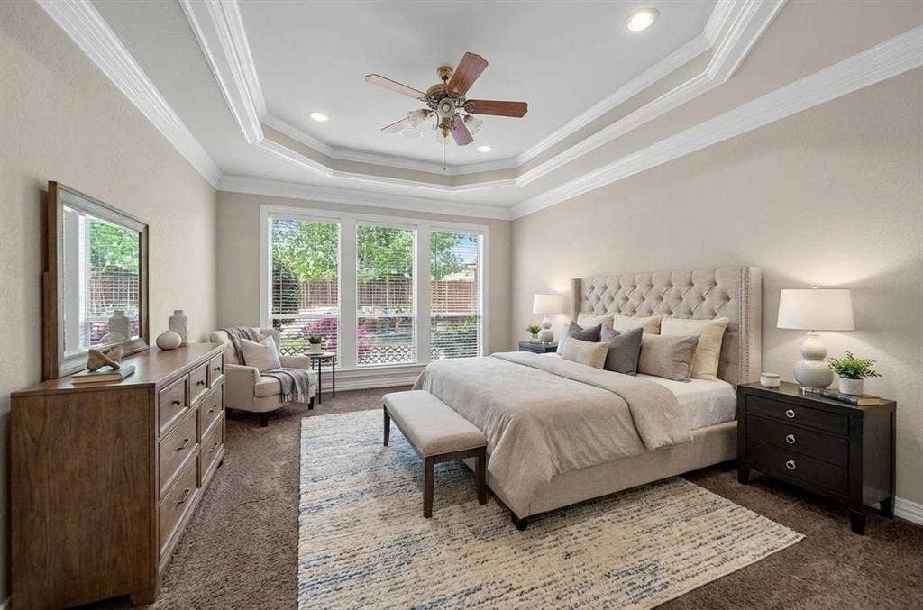 16542 Milwood Place, Tyler, TX 75703 Master Bed #1 Virtual Staged
