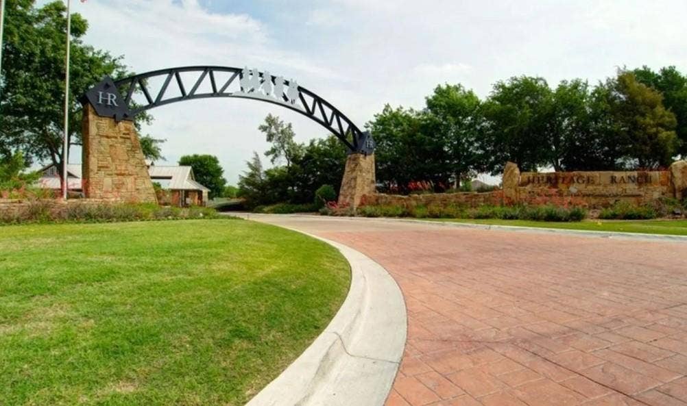 351 Southern Hills Drive, Fairview, TX 75069 Guarded security gate entrance