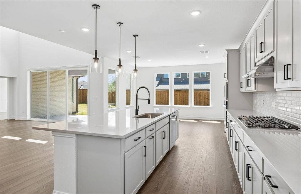 Abundant cabinet space available