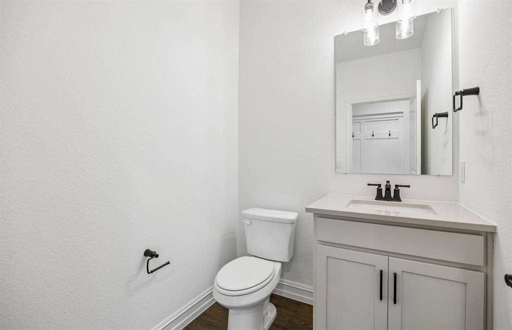 Powder bath on first level