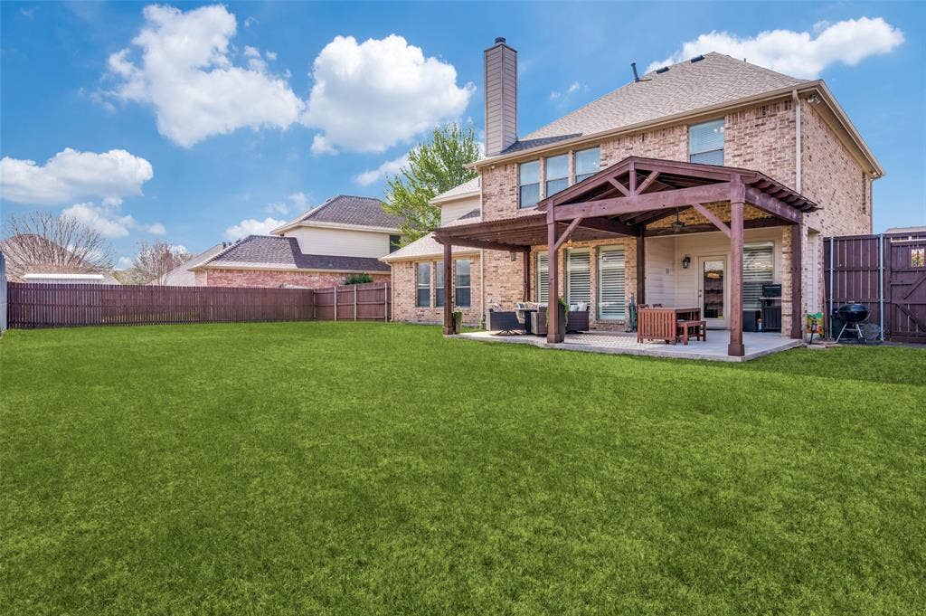 159 Courtney Bay Lane, Argyle, TX 76226 Grass has been digitally enhanced