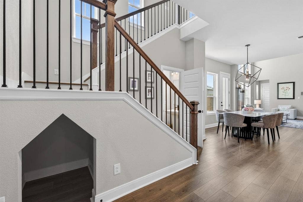 1414 Roundup Way, Argyle, TX 76226 Cute area under stairs for dog/cat bed