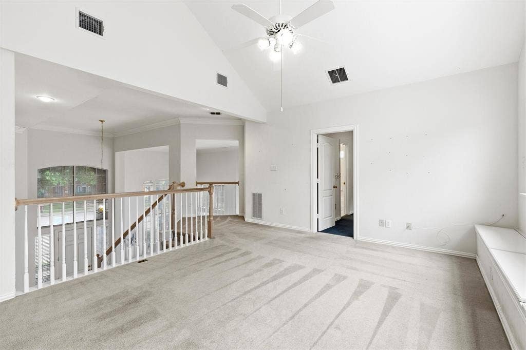 Upstairs open area