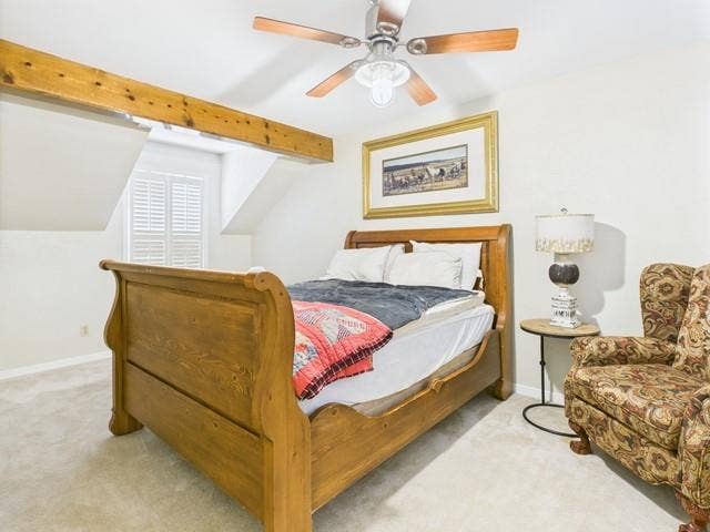 2382 Crystal Drive, Athens, TX 75752 Bedroom featuring carpet floors and a ceiling fan