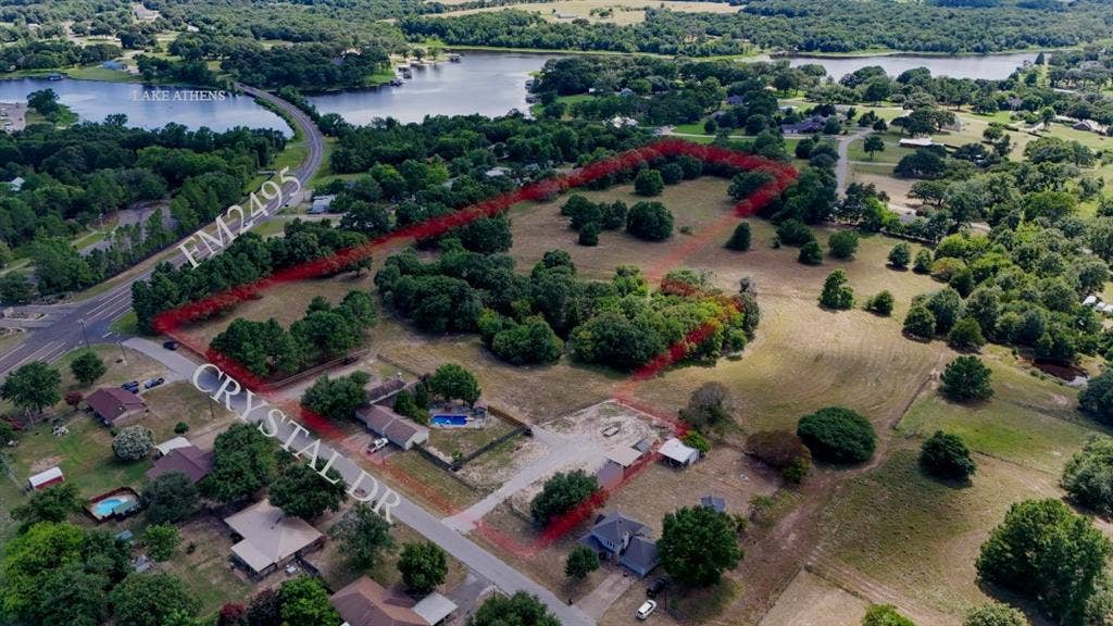 2382 Crystal Drive, Athens, TX 75752 View of property location with a nearby body of water