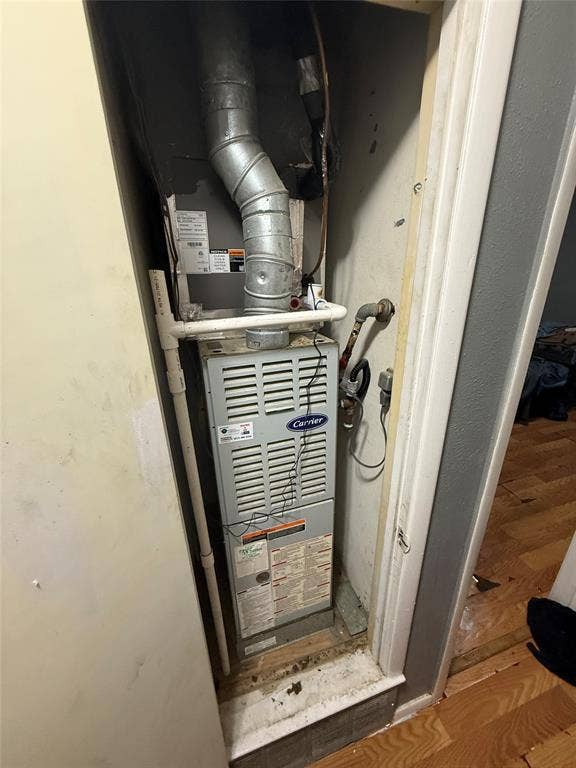 6036 Harrison Way, Watauga, TX 76148 Utilities with heating unit