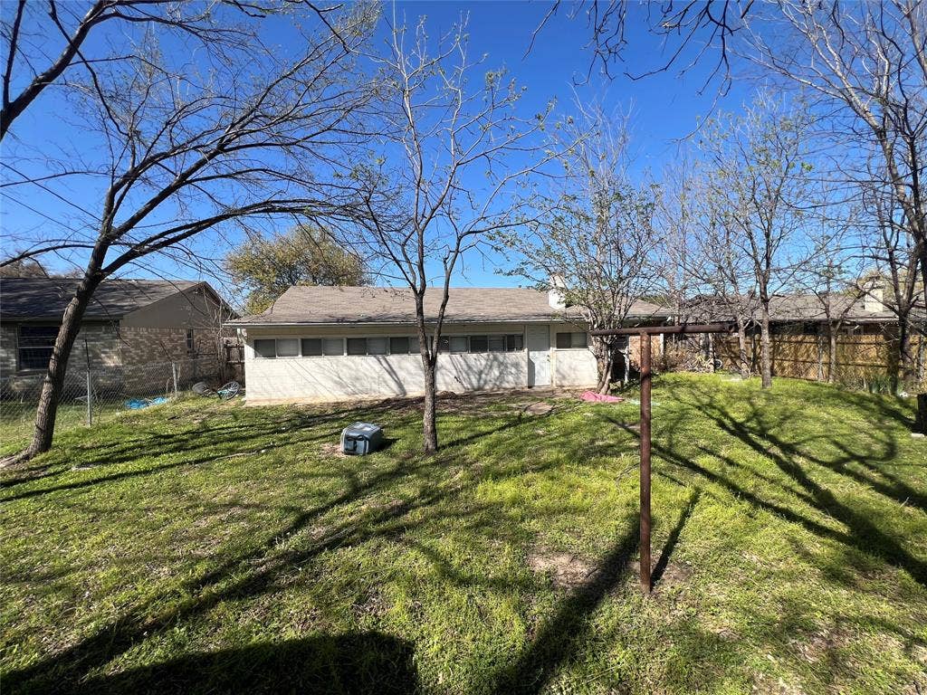 6036 Harrison Way, Watauga, TX 76148 Back of property