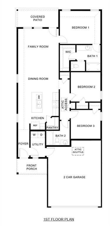 1635 Blaire Drive, Tyler, TX 75702 View of floor plan / room layout
