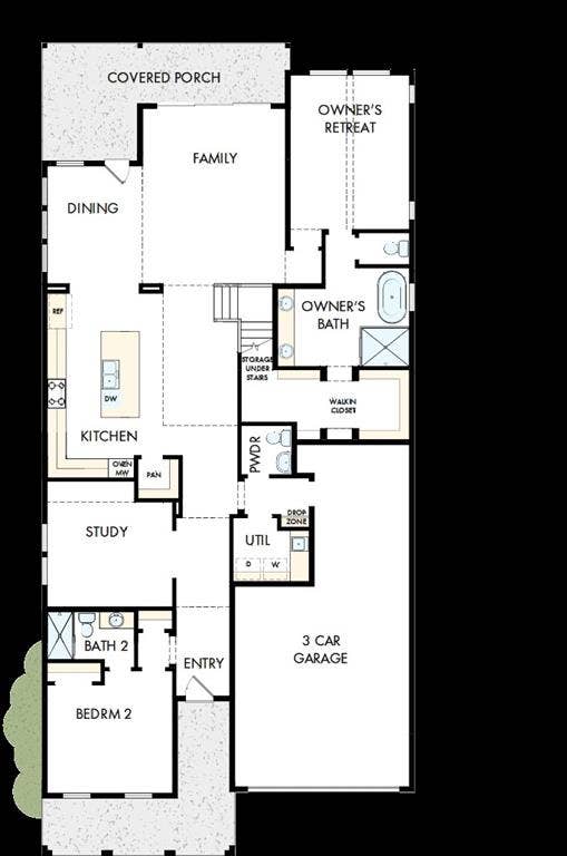 1832 Salt Grass Drive, Argyle, TX 76226 View of room layout