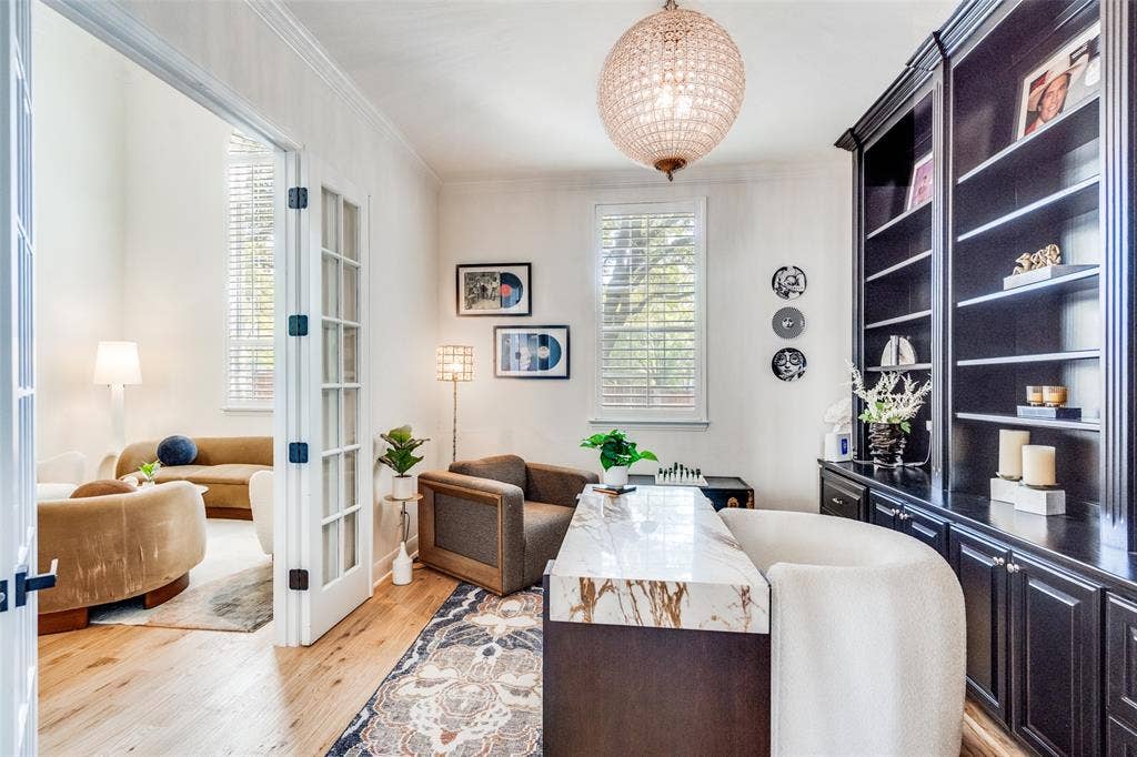 Office can be guest room with closet and full bathroom access.