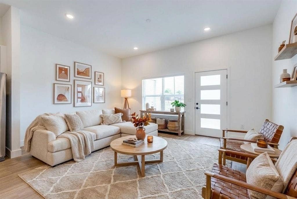820 W McLeroy Boulevard, #2004, Saginaw, TX 76179 Independent Living Cottage Open Living Floor Plan Virtually Staged